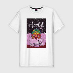 Футболка slim-fit Hookah master redface, цвет: белый