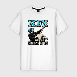 Мужская slim-футболка Nofx панк рок группа