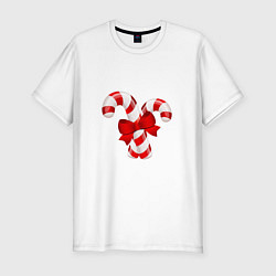 Футболка slim-fit Две кэнди кэйн, цвет: белый