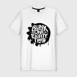 Футболка slim-fit Blink one eighty two, цвет: белый