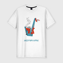 Мужская slim-футболка Jazz it up