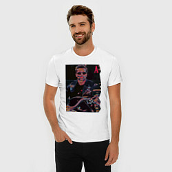 Футболка slim-fit Arnold Schwarzenegger - movie star, цвет: белый — фото 2