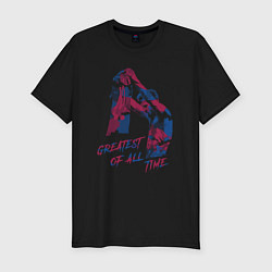 Футболка slim-fit Messi greatest of all time, цвет: черный