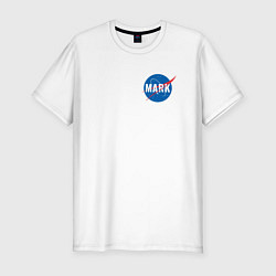 Мужская slim-футболка Марк в стиле NASA