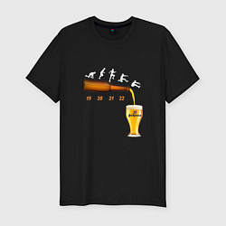 Футболка slim-fit Готовимся отмечать 23 февраля, цвет: черный