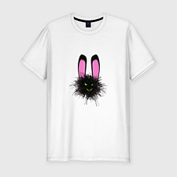 Футболка slim-fit Bunny dust, цвет: белый