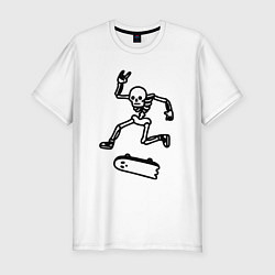 Футболка slim-fit Rad in peace, цвет: белый