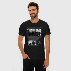 Футболка slim-fit Linkin Park цитата, цвет: черный — фото 2