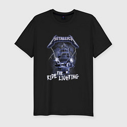 Футболка slim-fit Metallica ride the lighting, цвет: черный