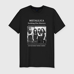 Мужская slim-футболка Metallica Nothing Else Matters