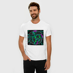 Футболка slim-fit Логика города, цвет: белый — фото 2
