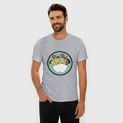 Футболка slim-fit Simpsons bowling, цвет: меланж — фото 2