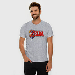 Футболка slim-fit The Legend of Zelda game, цвет: меланж — фото 2