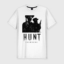 Мужская slim-футболка Hunt Showdown