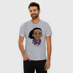 Футболка slim-fit Ronaldinho Barcelona, цвет: меланж — фото 2