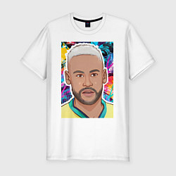 Футболка slim-fit Neymar Jr 10, цвет: белый