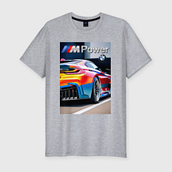 Футболка slim-fit BMW M Power - motorsport, цвет: меланж