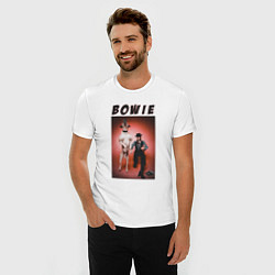 Футболка slim-fit David Bowie Diamond Dogs, цвет: белый — фото 2