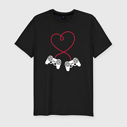 Футболка slim-fit Games lovers, цвет: черный