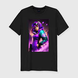 Футболка slim-fit Saints Row - fantasy character, цвет: черный