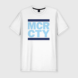 Футболка slim-fit Run Manchester city, цвет: белый