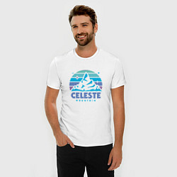 Футболка slim-fit Celeste mountain, цвет: белый — фото 2