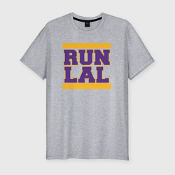Мужская slim-футболка Run Lakers