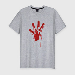 Футболка slim-fit Dead by Daylight Left Behind, цвет: меланж