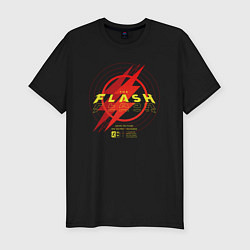 Мужская slim-футболка The Flash logotype