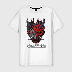 Футболка slim-fit Samurai logo, цвет: белый