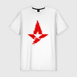 Футболка slim-fit Astralis art, цвет: белый