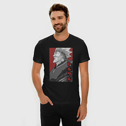 Футболка slim-fit Торкель, цвет: черный — фото 2