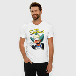 Футболка slim-fit Krusty the clown, цвет: белый — фото 2