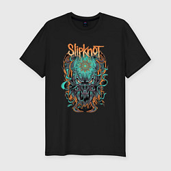 Футболка slim-fit Ктулху slipknot, цвет: черный