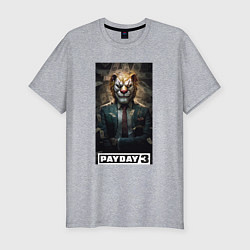 Футболка slim-fit Lion payday 3, цвет: меланж