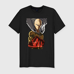 Футболка slim-fit Saitama fist, цвет: черный