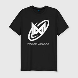 Футболка slim-fit Nigma Galaxy logo, цвет: черный