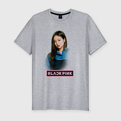 Футболка slim-fit Blackpink shut down, цвет: меланж