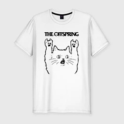 Футболка slim-fit The Offspring - rock cat, цвет: белый