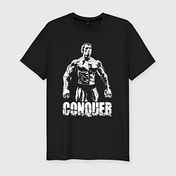 Футболка slim-fit Arnold conquer, цвет: черный