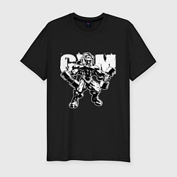 Футболка slim-fit Lion GYM, цвет: черный