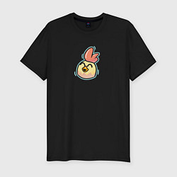 Футболка slim-fit Chicken Gun - Funny chicken, цвет: черный