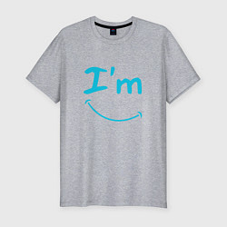 Мужская slim-футболка My Smile