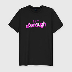 Футболка slim-fit I am kenough barbie, цвет: черный