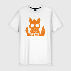 Мужская slim-футболка Be cool