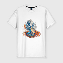 Футболка slim-fit Goku, цвет: белый