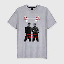 Футболка slim-fit Depeche Mode 2023 Memento Mori - Dave & Martin 04, цвет: меланж