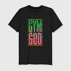 Футболка slim-fit Gym god, цвет: черный