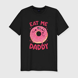 Мужская slim-футболка Eat me daddy