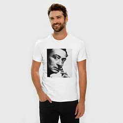 Футболка slim-fit Salvador Dali, цвет: белый — фото 2